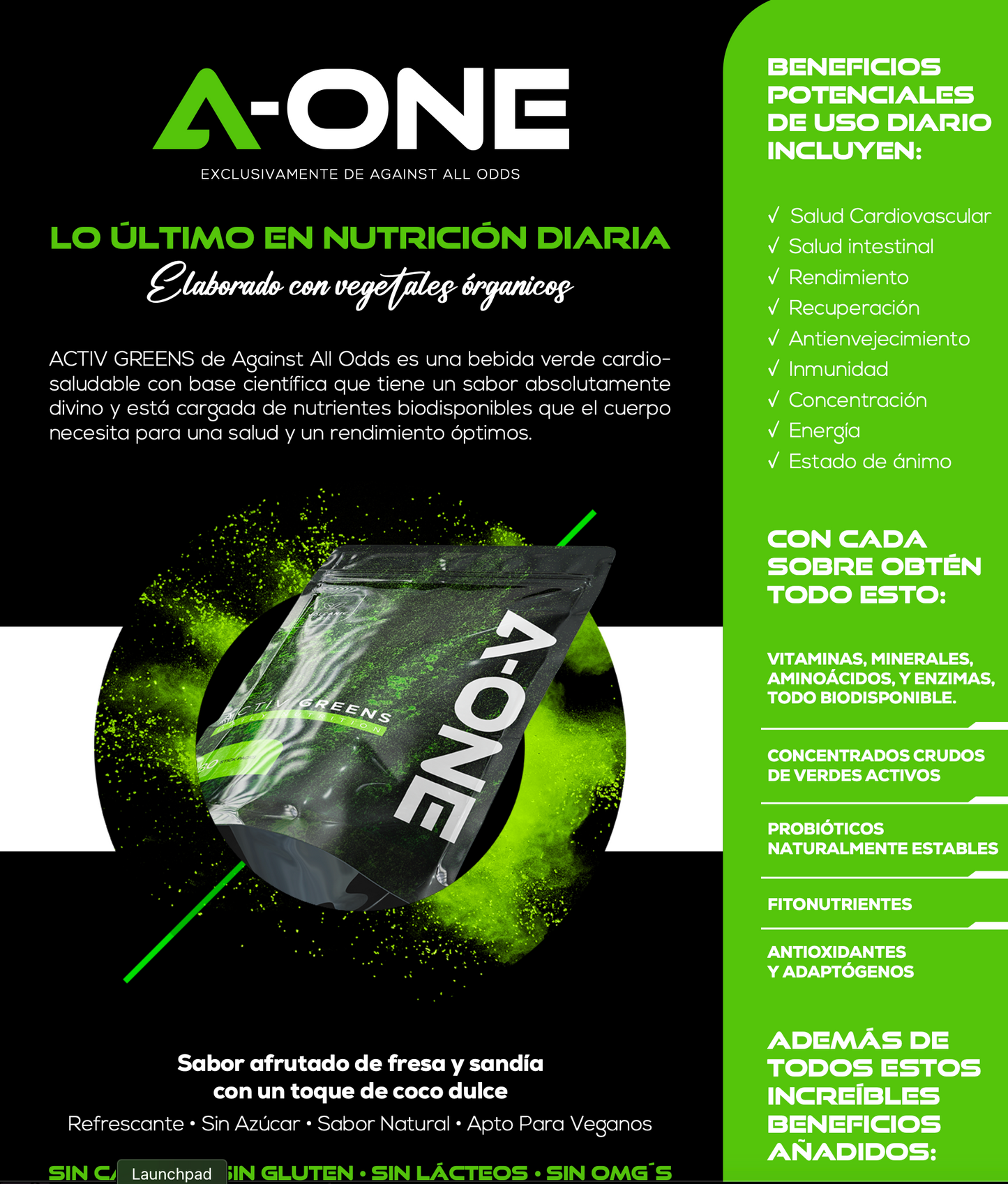 Activ Greens Bolsa de 30 sobres